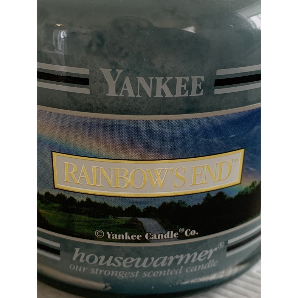 Yankee Candle Jar Rainbow's End Housewarmer Scented 14.5 ounce Black Band - Picture 2 of 7
